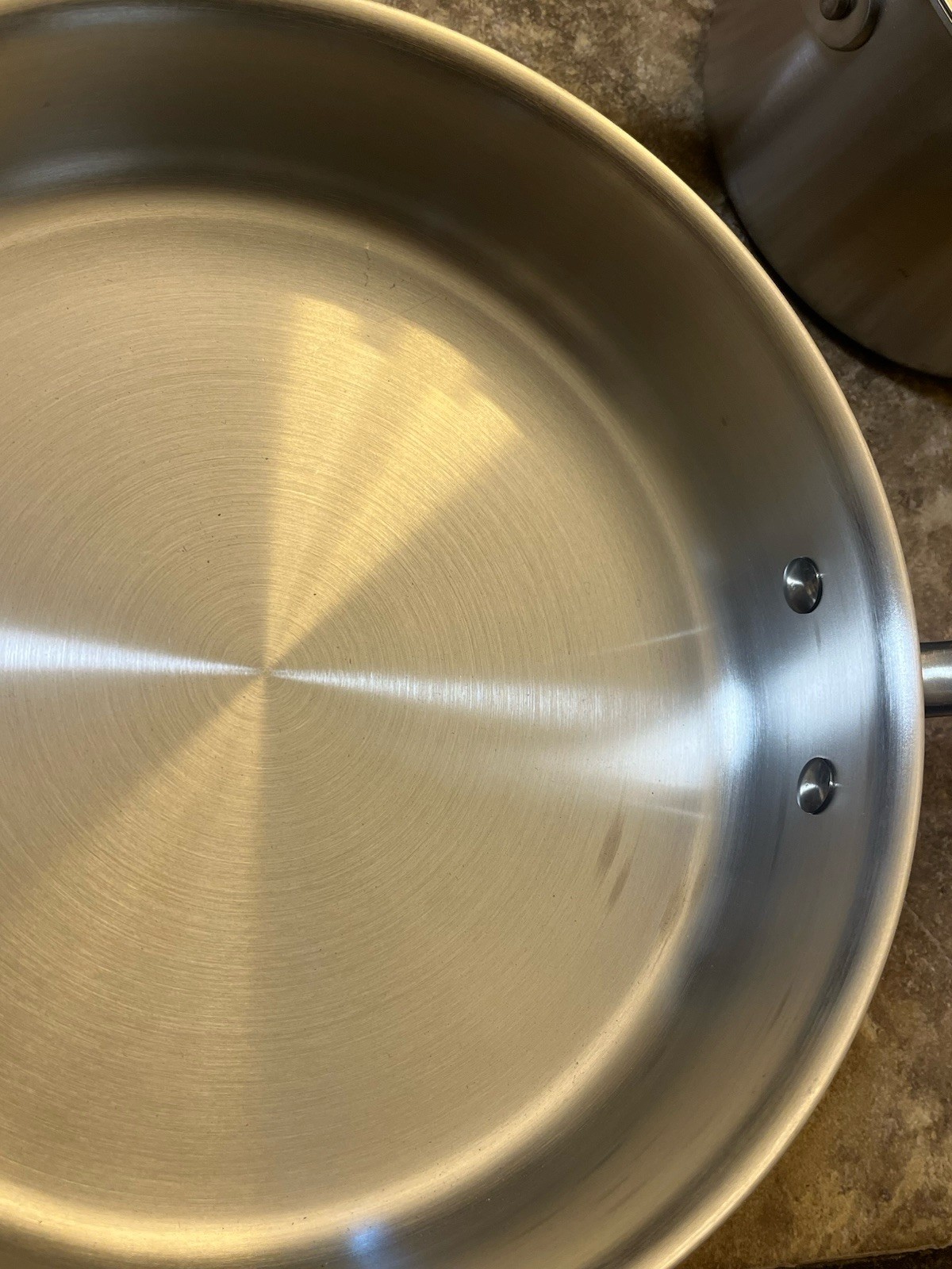 Made In Cookware Stainless 3.5 QT Saute Pan Pot & 2QT Saucepan Made-In Italy