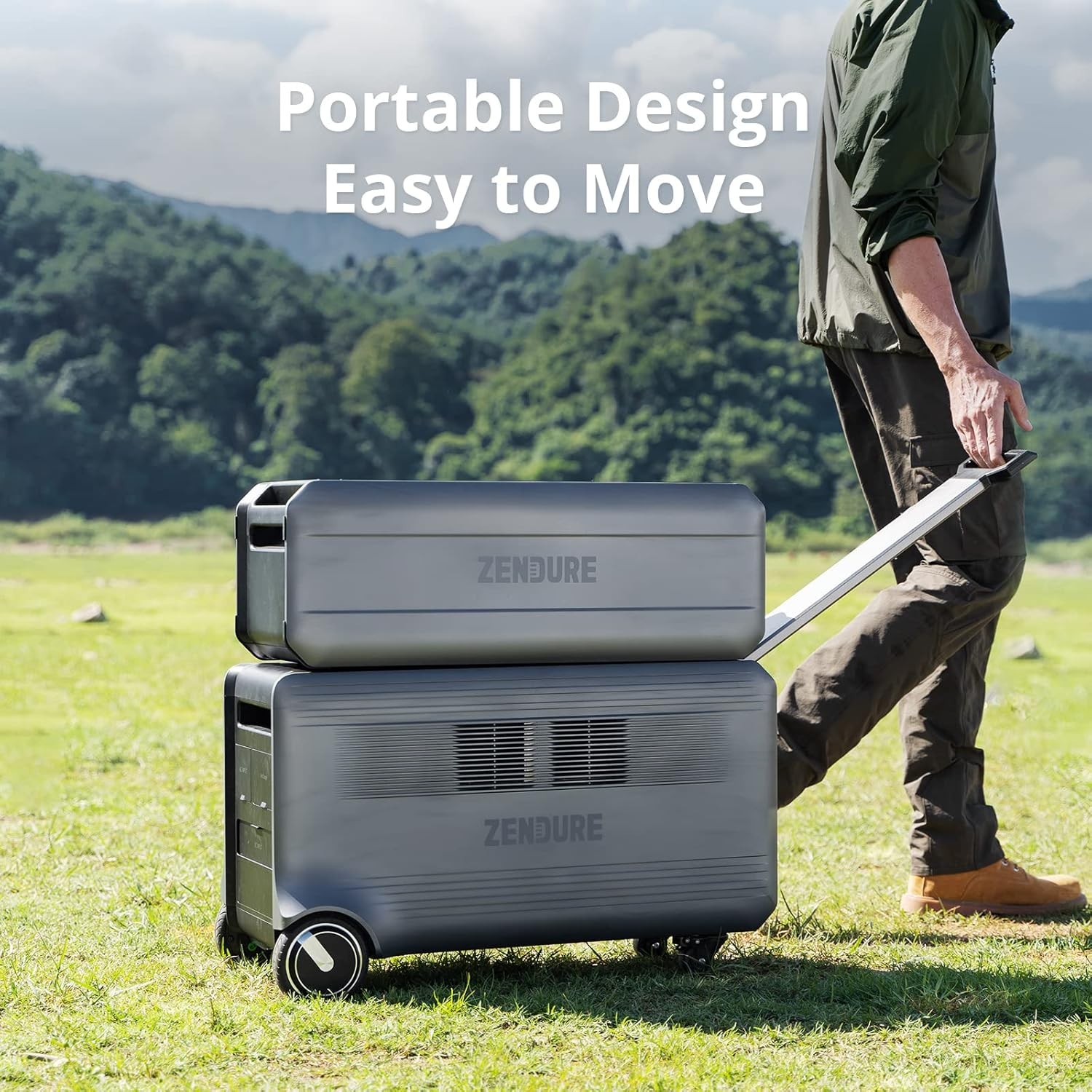 Zendure Power Station,Solar Generator SuperBase V 4.6KWh Expandable Home Battery