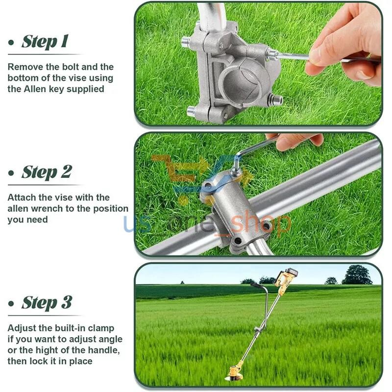 String Trimmer Handle Ergonomic Trimmer Grip Lawn Mower Handle Grip Auxiliary US