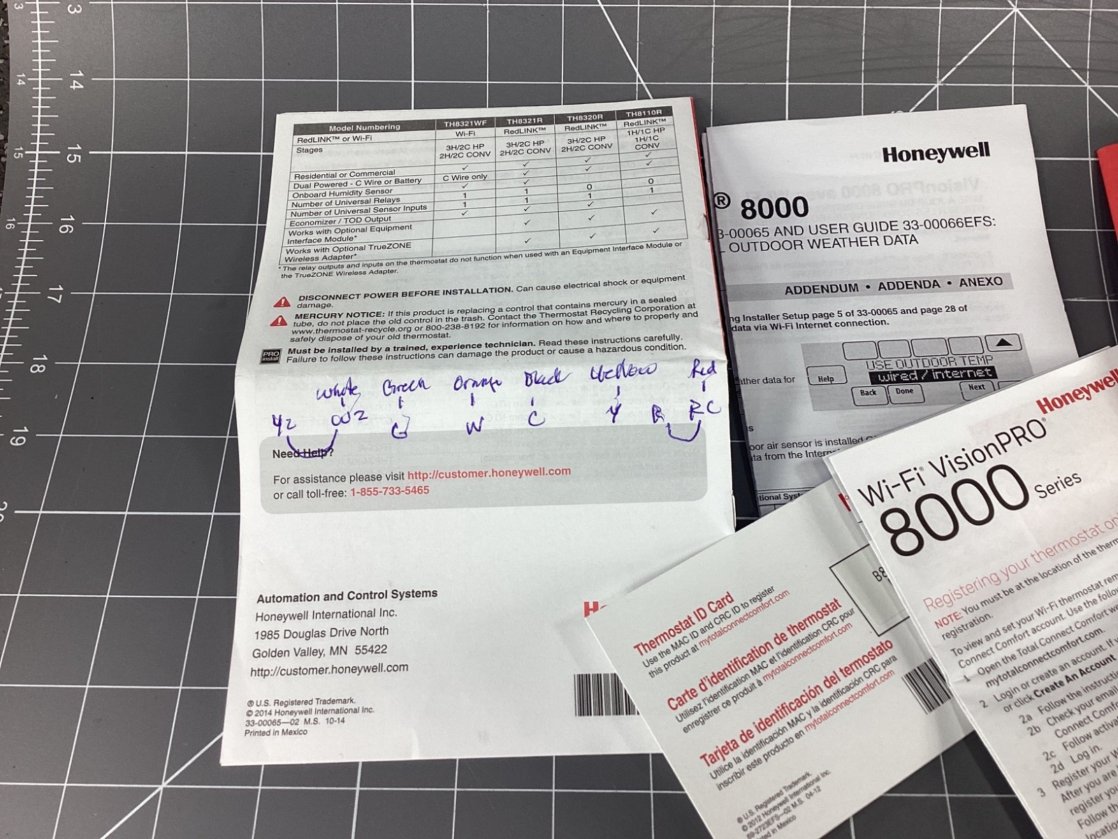 Honeywell TH8321WF WIFI Vision Pro 8000 WI-FI & Amazon Alexa Capable Thermostat