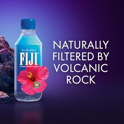 FIJI Natural Artesian Bottled Water 330mL / 11.15 Fl Oz (Pack of 24)