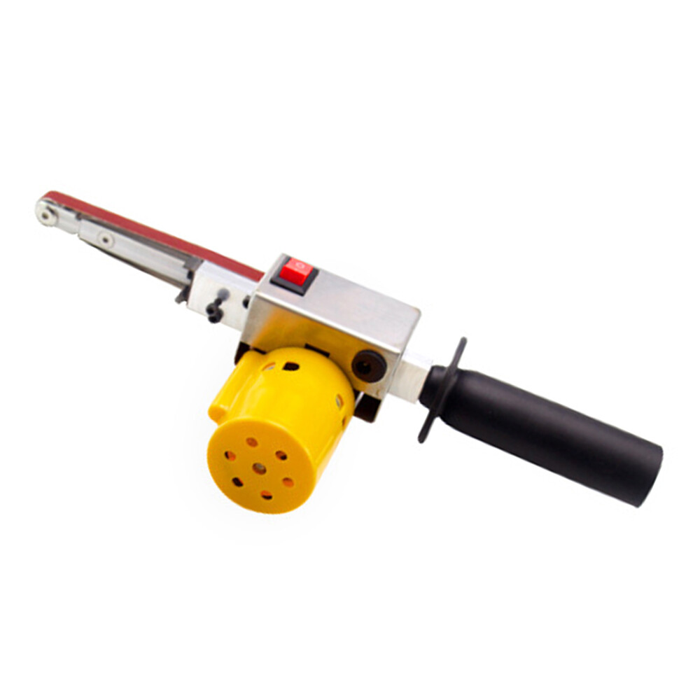 Handheld Electric Belt Sander Mini Grinder Small Machine with 10 Sanding Belts