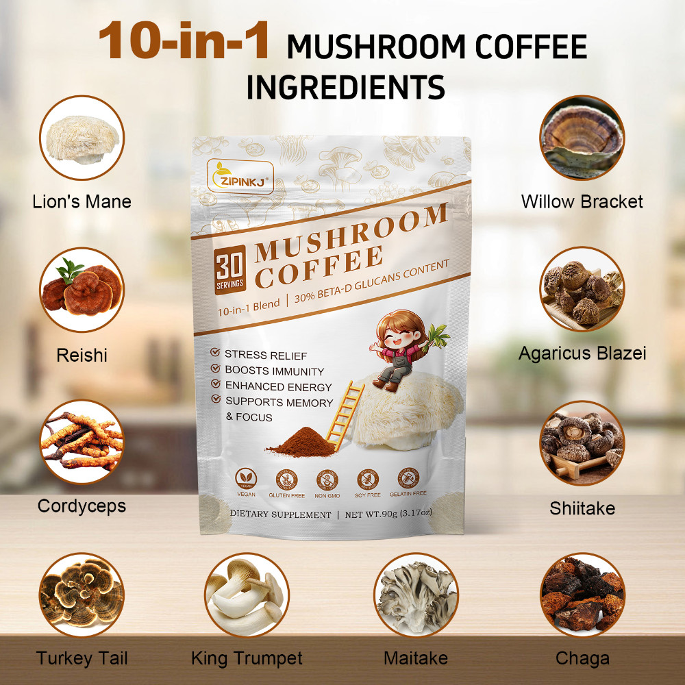 Organic Mushroom Coffee 100% Authentic FREE SHIPPING / Better Than Ryze /No Odor