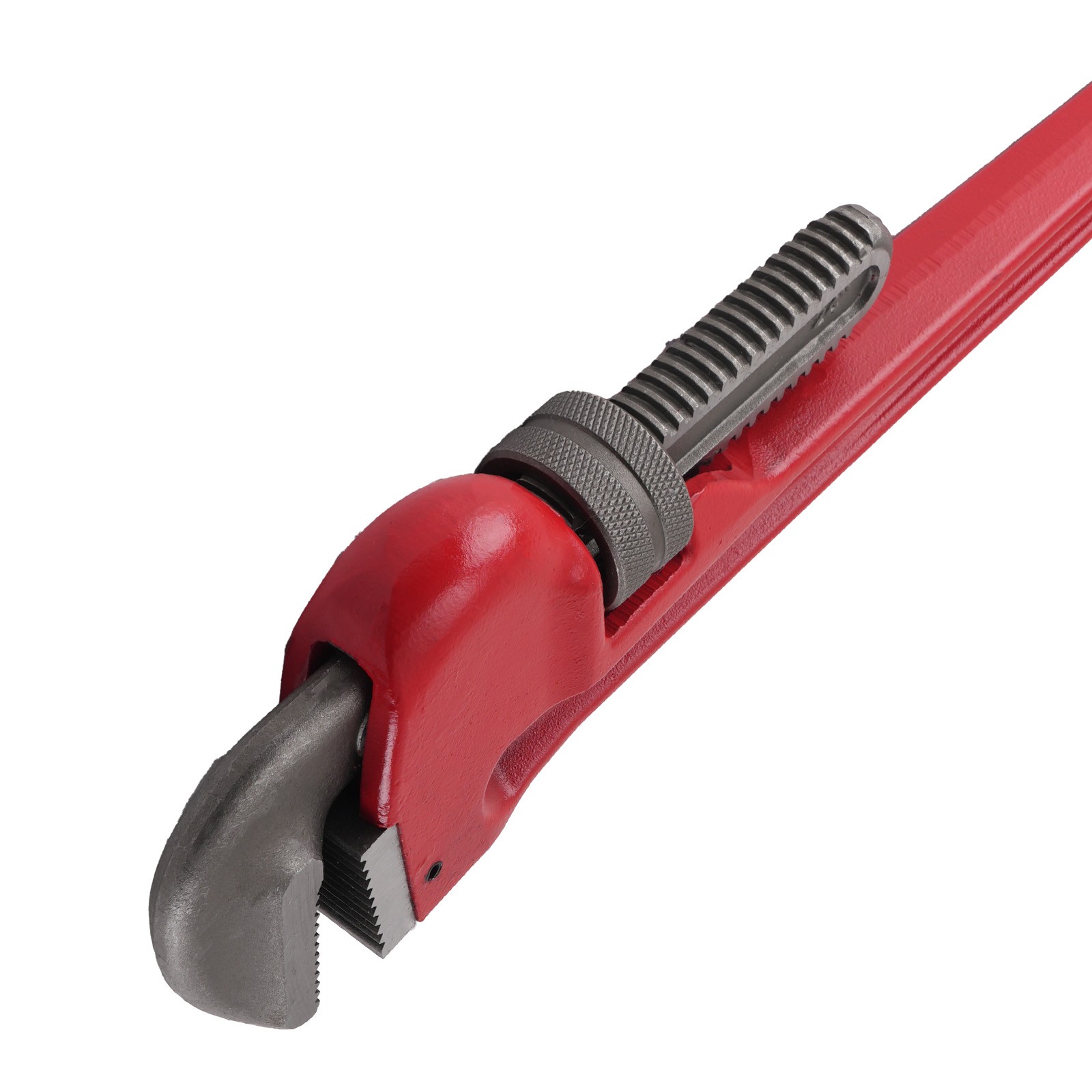 24in Adjustable Heavy Duty Pipe Wrench 85mm Jaw CRV Construction Tool
