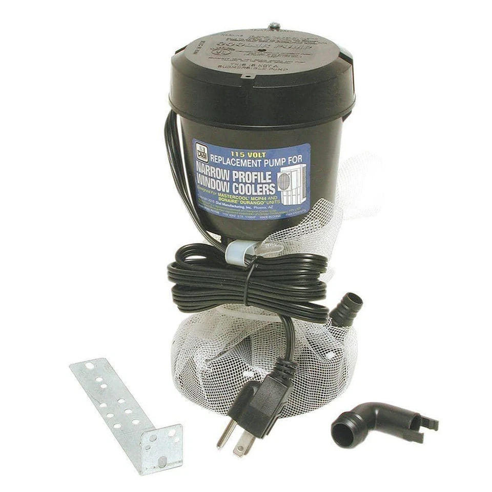 Narrow Profile Window Cooler Replacement Pump , Thermal overload feature