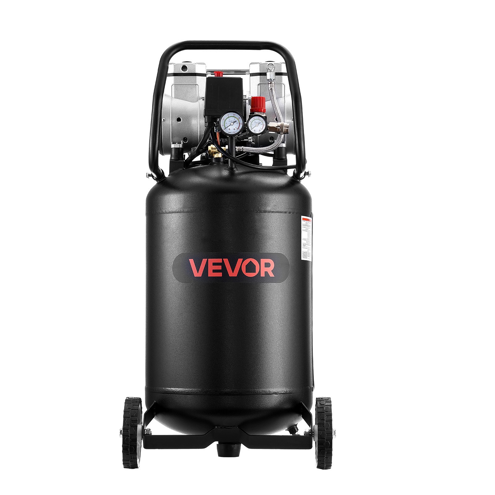 VEVOR 14-Gallon Air Compressor 2HP 4.3 SCFM at 90PSI Max 125PSI Oil-Free Tank