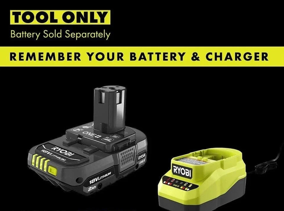 RYOBI 18V Cordless High Pressure Digital Inflator Air Compressor Tire Pump