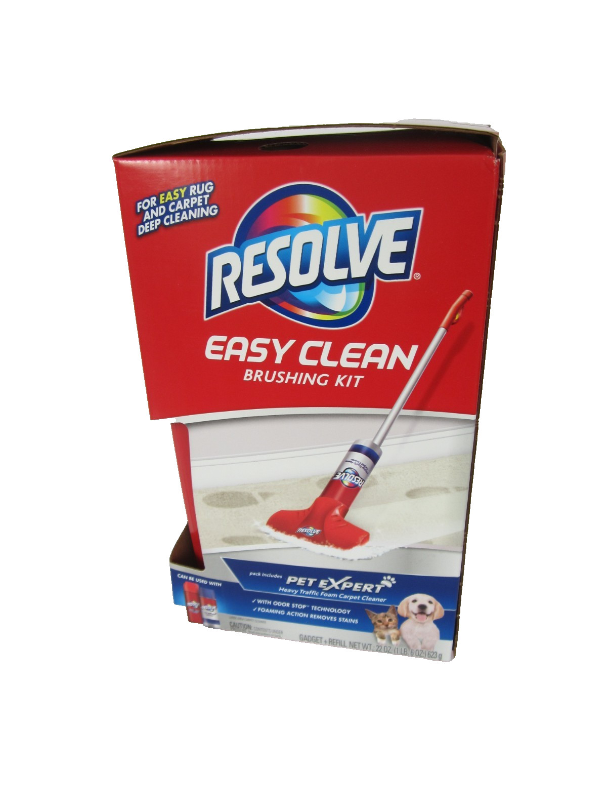 NEW Resolve Easy Clean Pet Expert Brushing Kit Heavy Traffic Carpet Cleaning