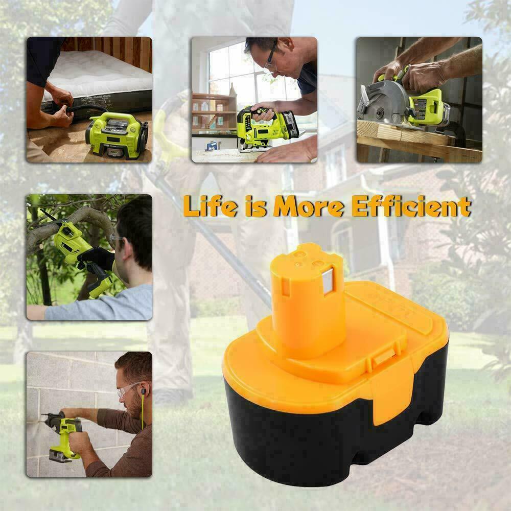 12V For Ryobi 12 Volt 3.6Ah 1311148 Ni-Mh Battery/Charger B-8286 BPT1025 RY-1204