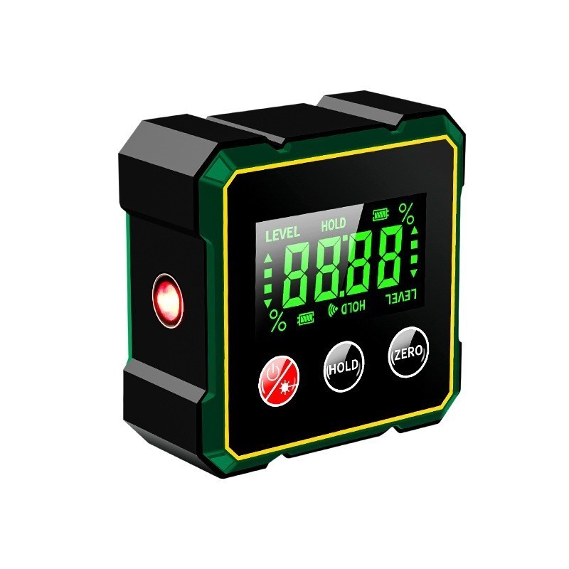 Digital Angle Finder with Electronic Laser 4-side Strong Magnetic Angle Gauge