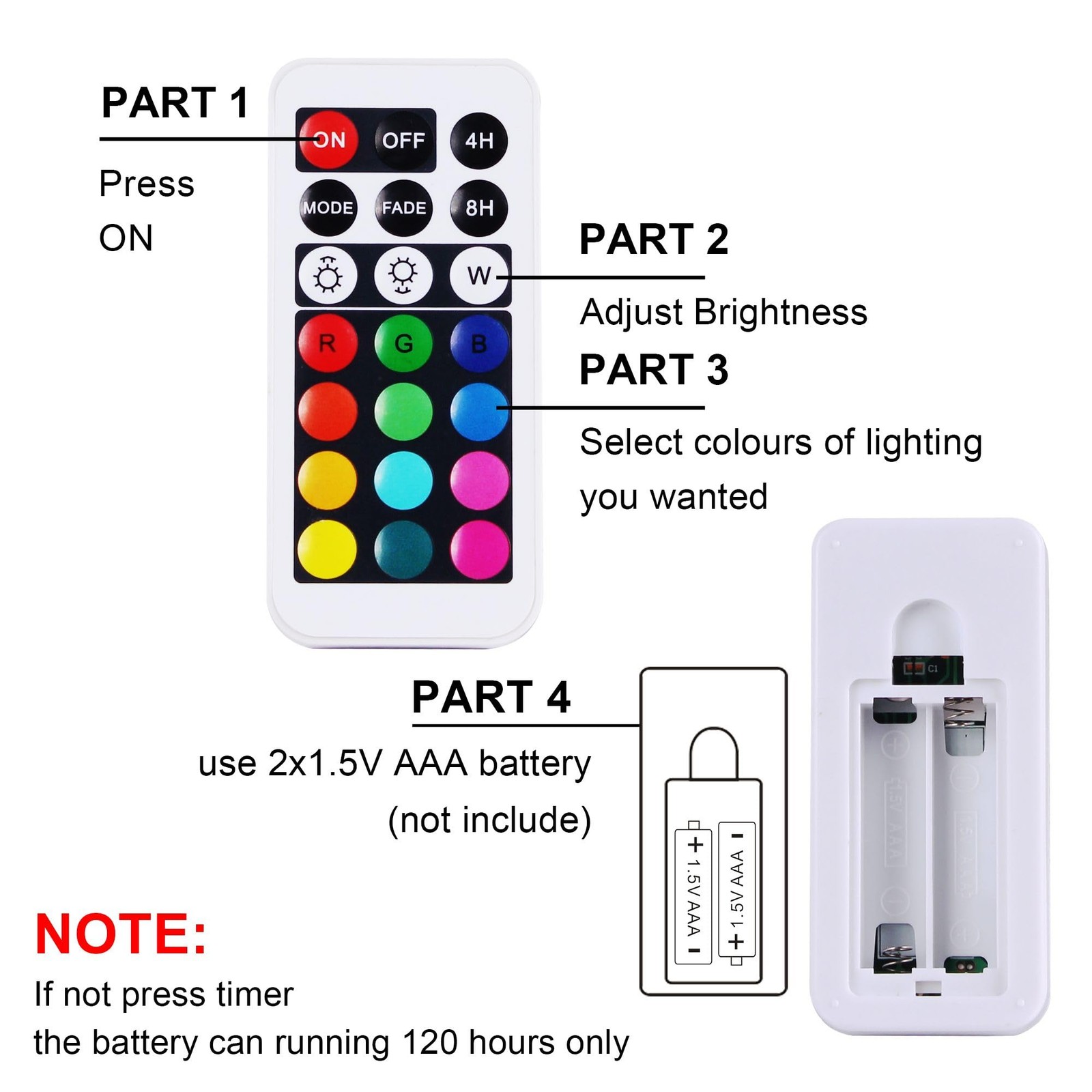 Dijiahua Gold Battery Operated Pendant Lights Kitchen 3 Pack, -RGB color
