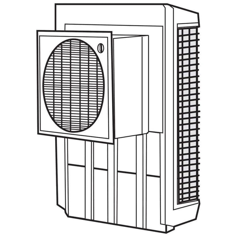 Narrow Profile Window Cooler Replacement Pump , Thermal overload feature