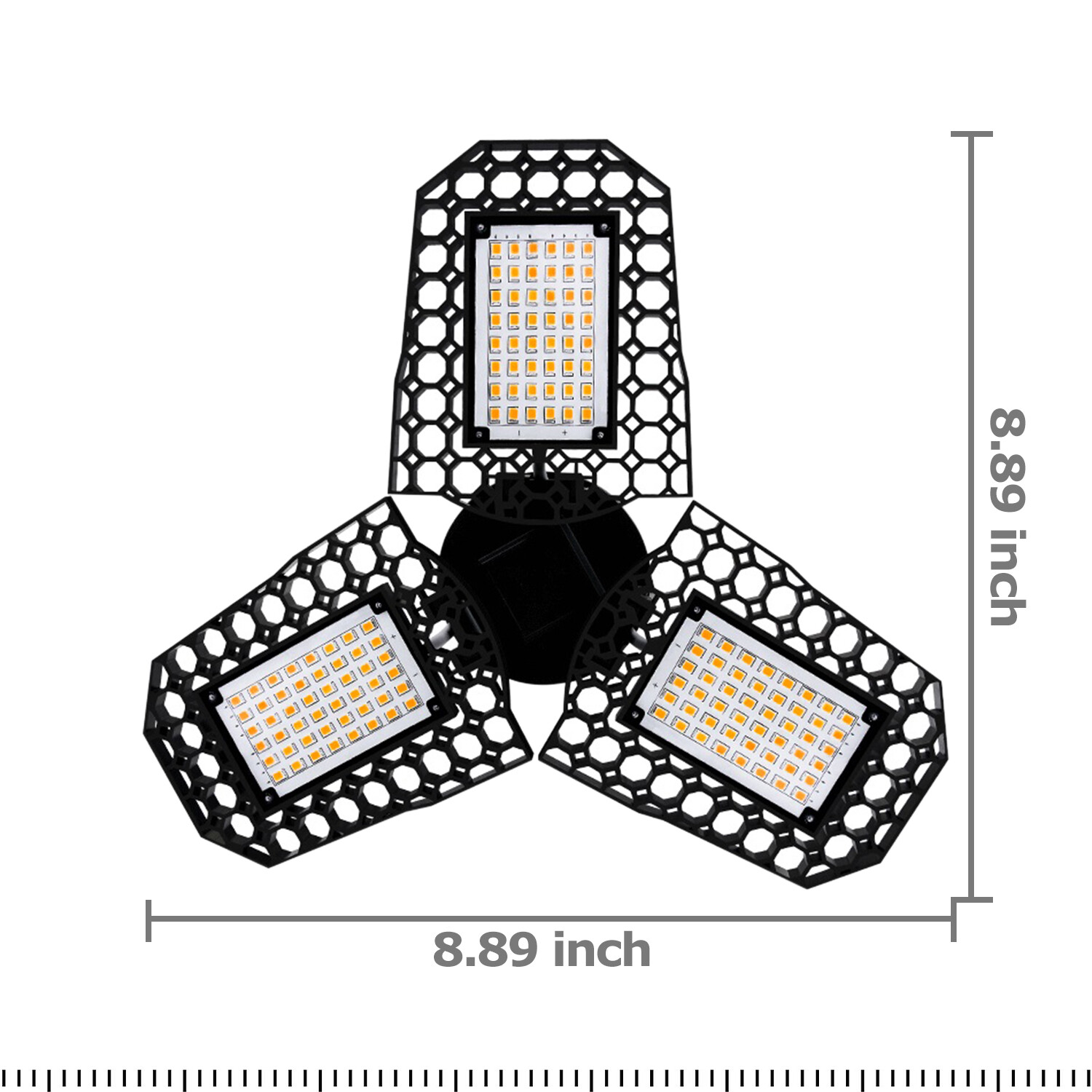 Super Bright 60W/80W 8000LM Deformable LED Garage Light Shop Ceiling Lights Bulb