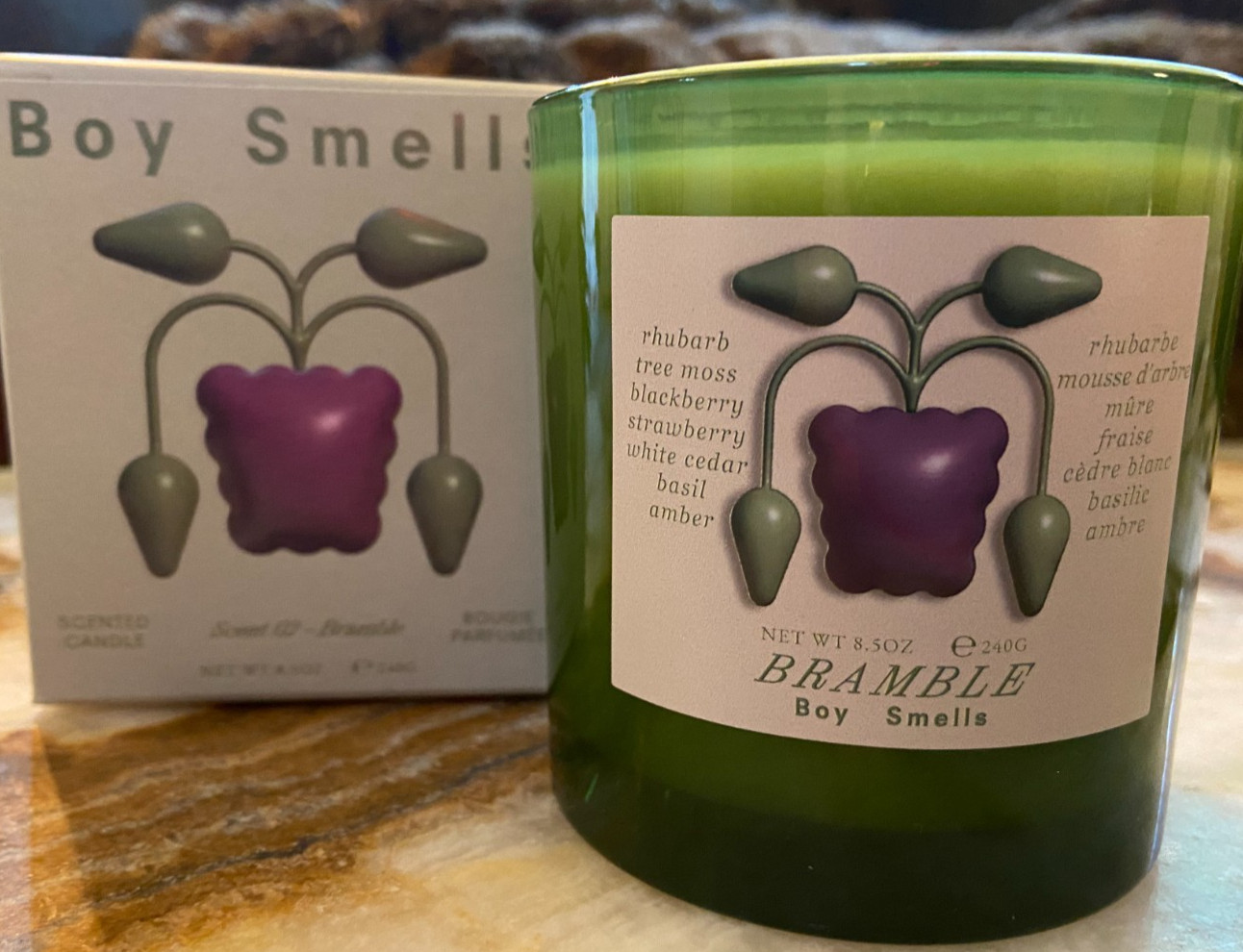 BOY SMELLS~Bramble~Farm to Candle Collection~Scent 02~8.5 oz~New In Box