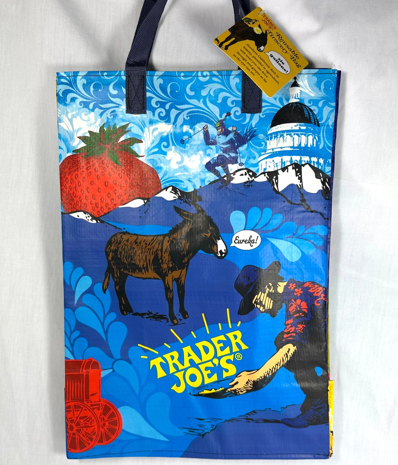 Trader Joe’s San Francisco Reusable Tote Bag Napa Golden Gate CA