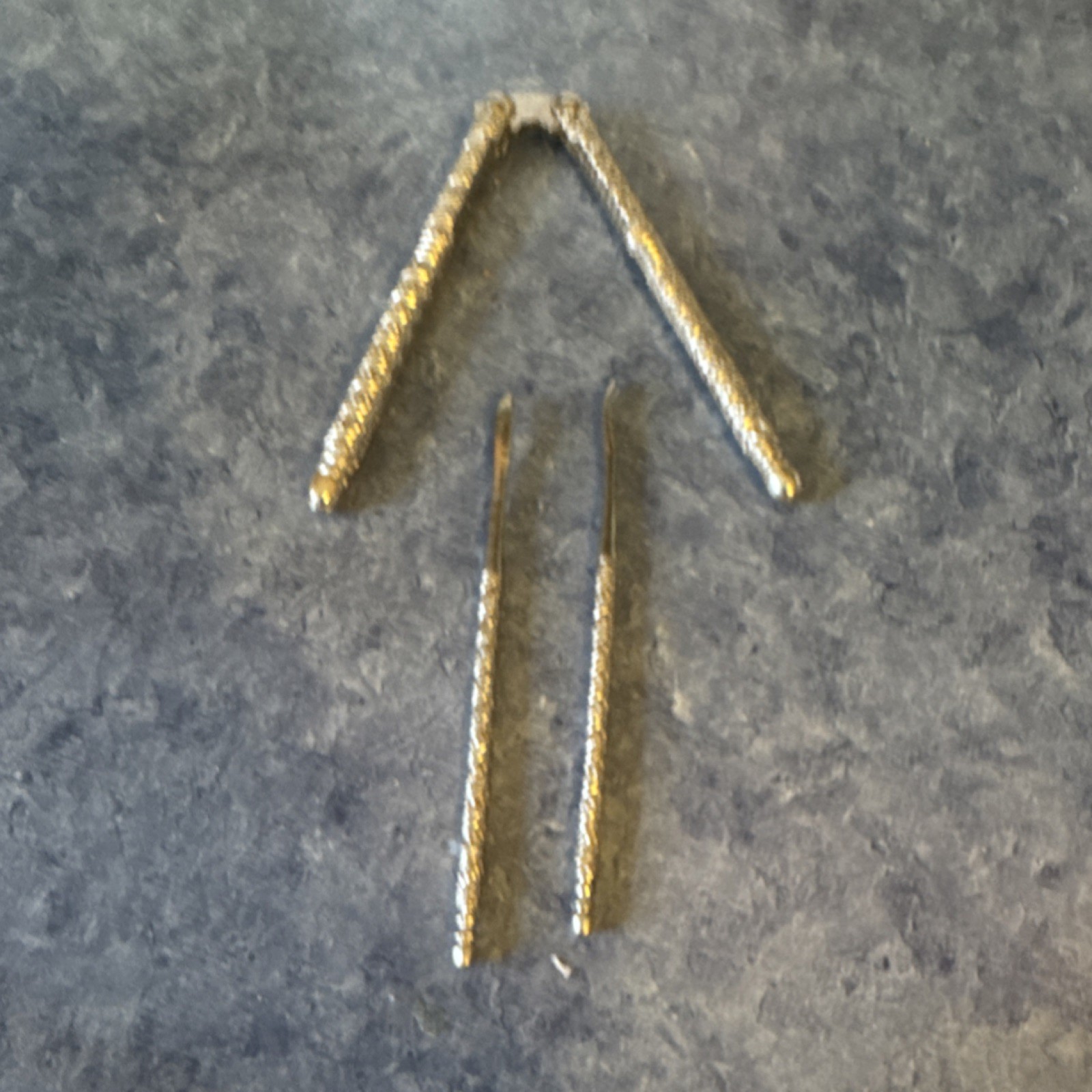 Vintage Retro Metal Silver Nutcracker & Picks Set, 3-Pack, Less Than 10 in