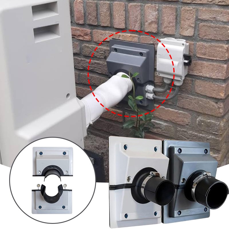 HVAC Wall Penetration & Line-Set Cover Kit Split System Adjustable Indoor/Outdoo