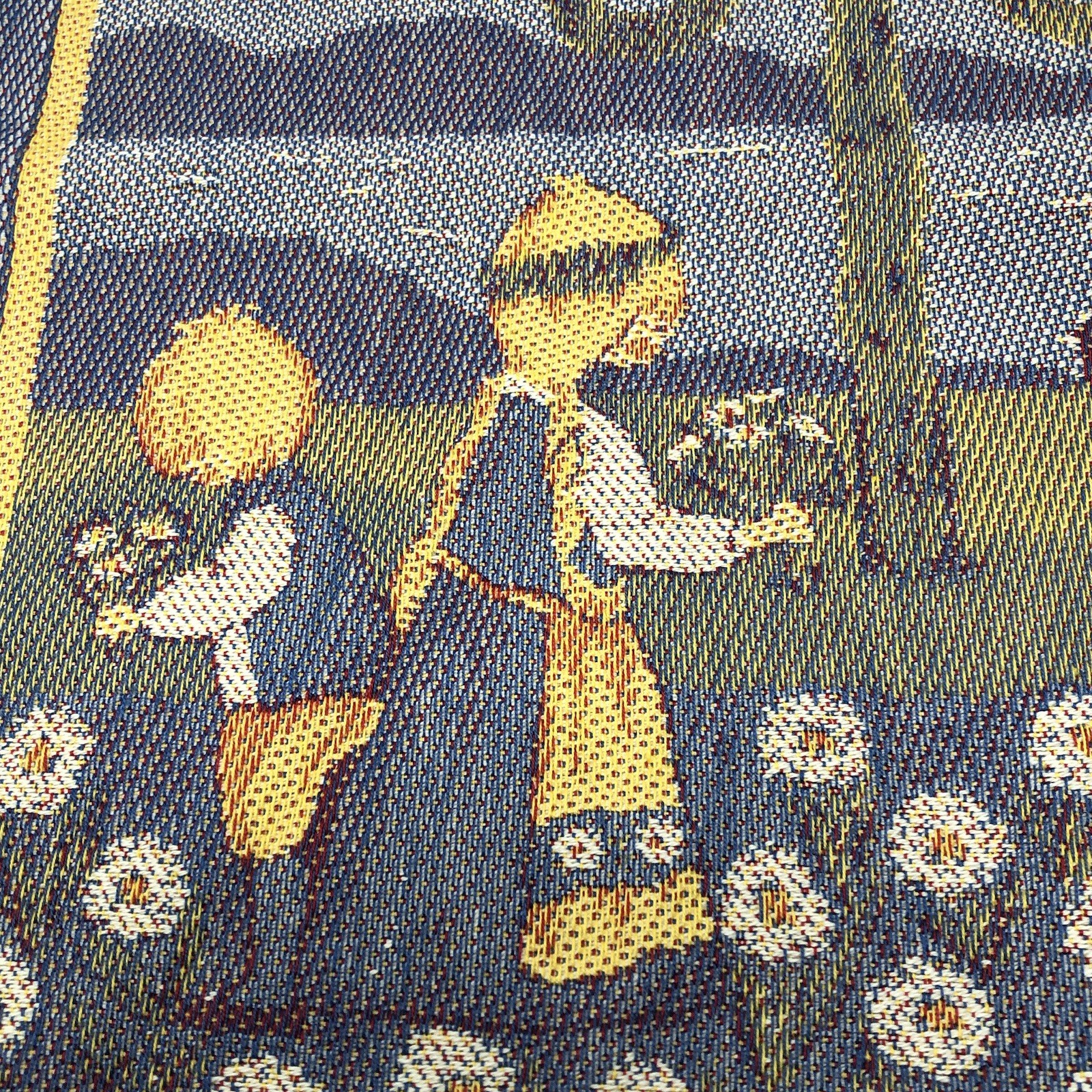 Ekelund Svensk Sommar Marianne Welander Woven Tea Towel Wall Hanging Children