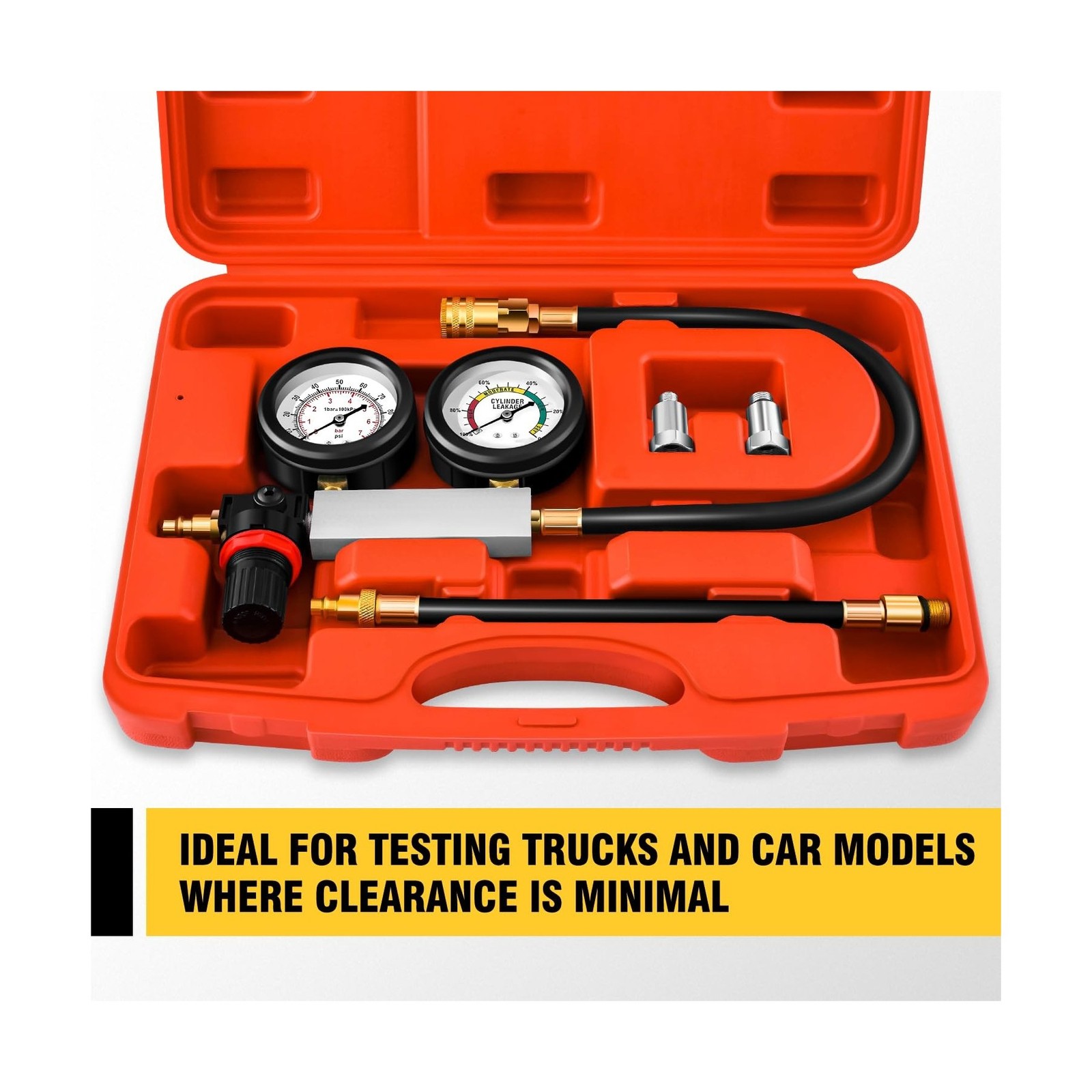 DNA Motoring TU-21 Cylinder Leak Down Tester Kit Automotive Eng… FAST USA SHIP