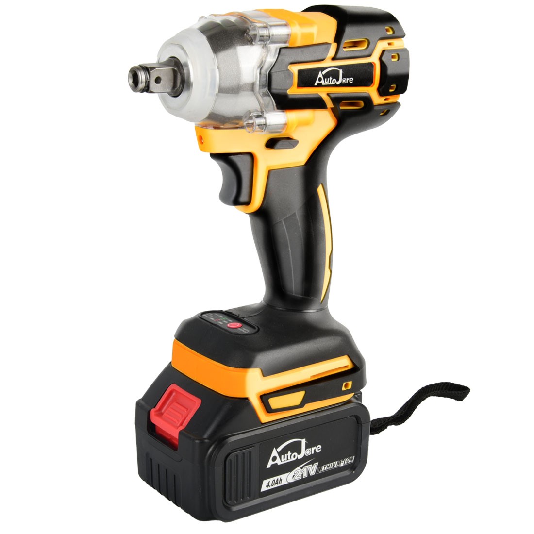Cordless Electric Impact Wrench Gun 1/2” High Power Driver w/ Li-ion Battery