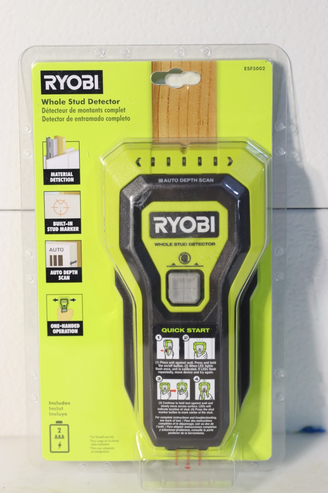 Brand New RYOBI Whole Stud Finder (ESF5002)