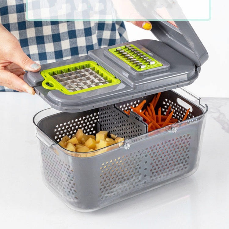 22-in-1 Multifunctional Vegetable Chopper Slicer Fruit Cutter Durable Tool