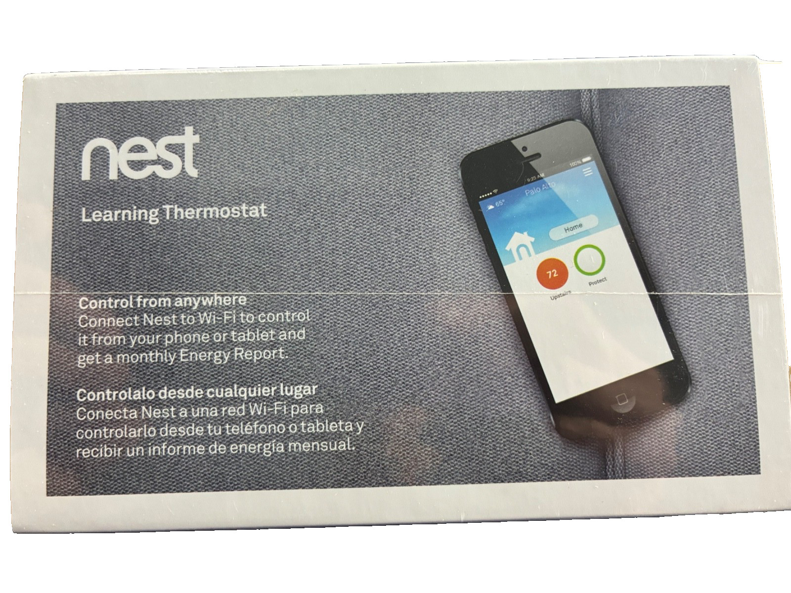Nest T200577 Learning Thermostat (2nd Generation) Stainless Steel New Sealed
