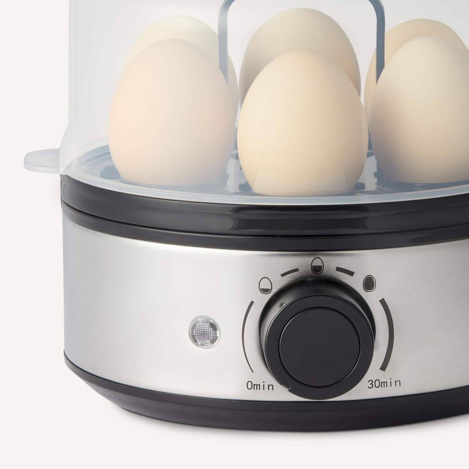 Electric Egg Cooker Hard-Boiled Eggs W/ Auto Shutoff Dishwasher-Safe Parts 7-Egg