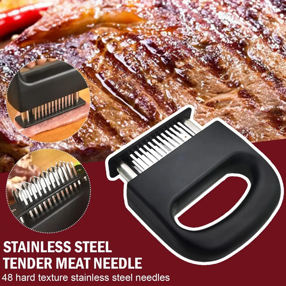 48 Blade Meat Tenderizer Needle Steak Softener Kitchen Cooking Tool