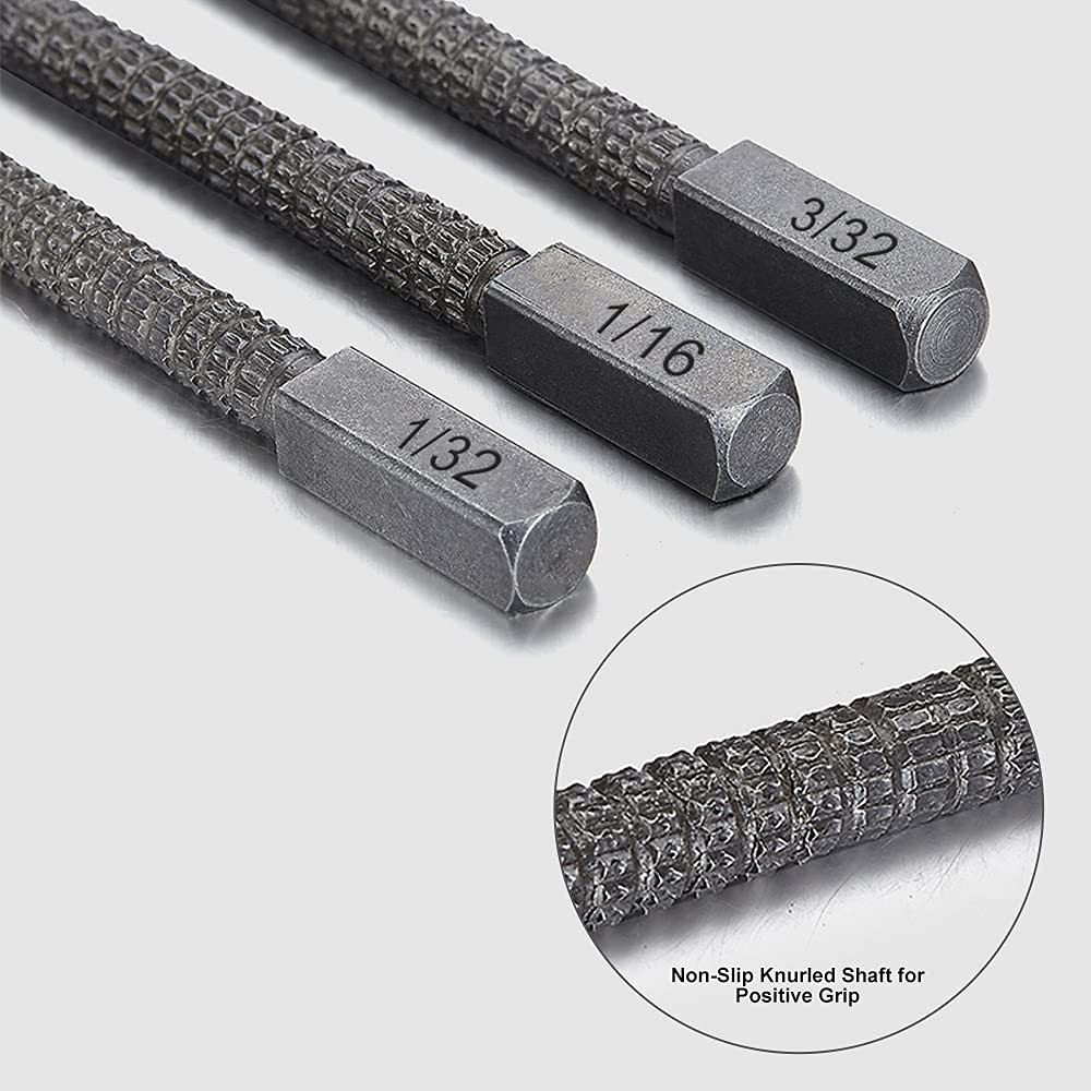 4 Piece Nail Setter & Center Punch Set 4″ Wood Metal Super Impact Resistance USA