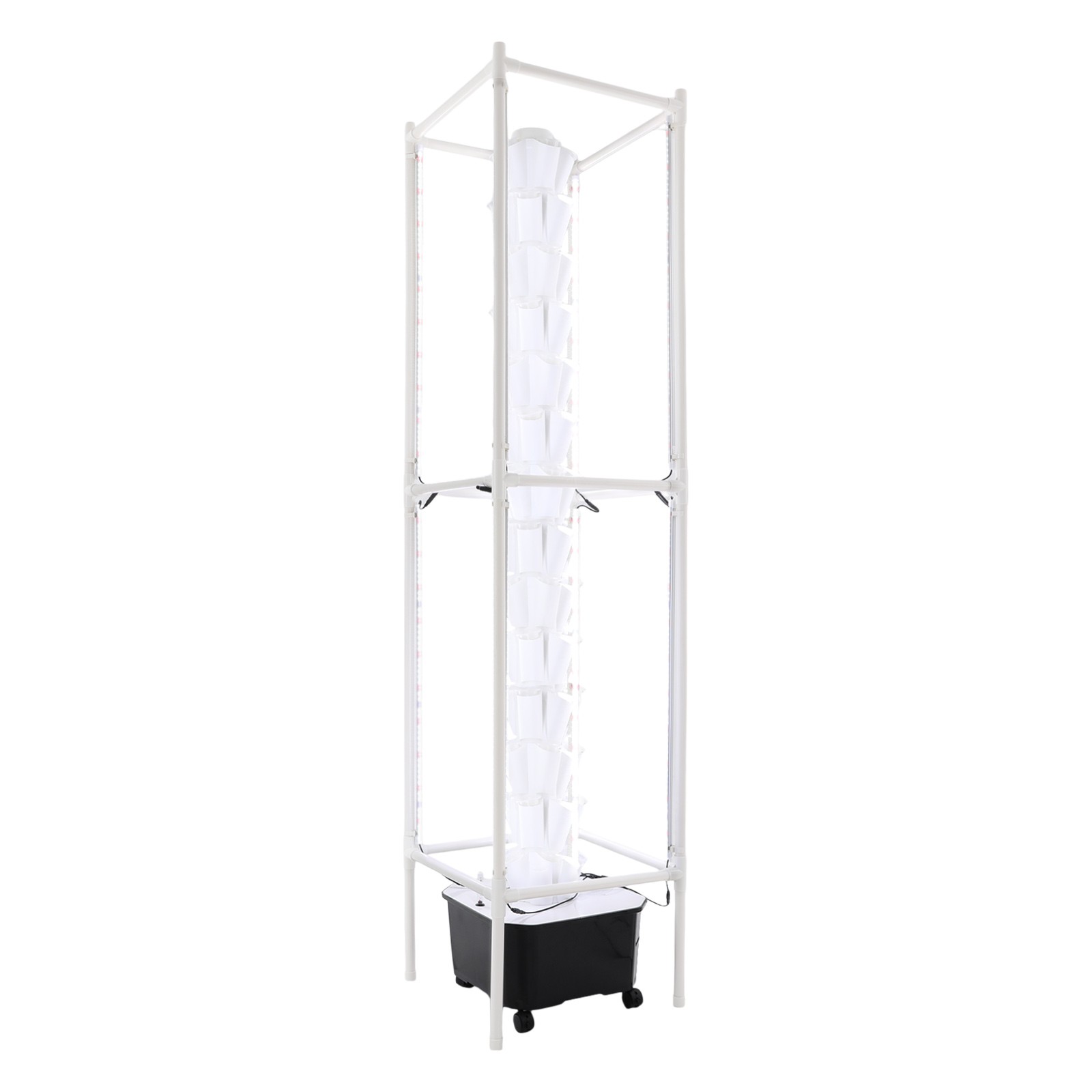 Hydroponic Growing System with Grow Light 70Holes Indoor Hydroponic Tower Garden