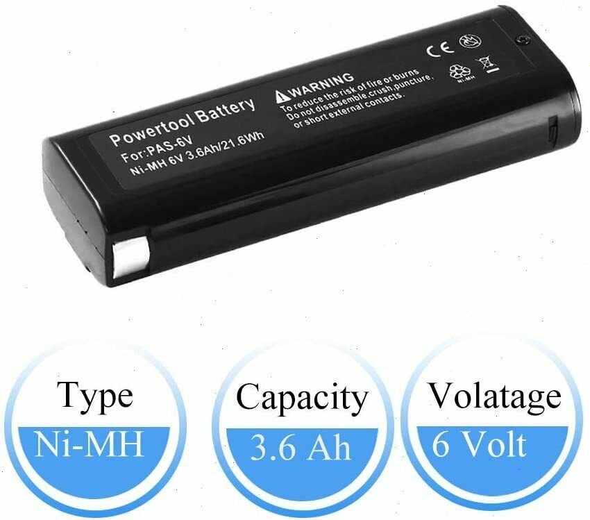 2PACK Battery for PASLODE 6V Ni-MH 404717 902000 900400 900420 900600 Nailer