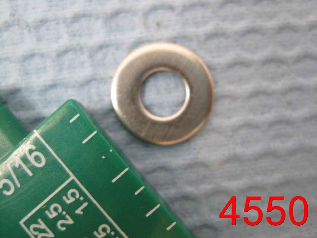 4550A Lot (50) 1/4″ x 5/8″ Stainless SAE Flat Washer Washers