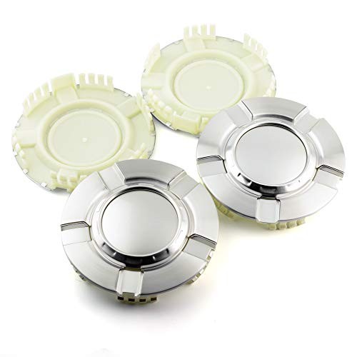 4pcs 182mm(7.17in)/170mm(6.7in) Car Wheel Center Hub Caps forado Silver