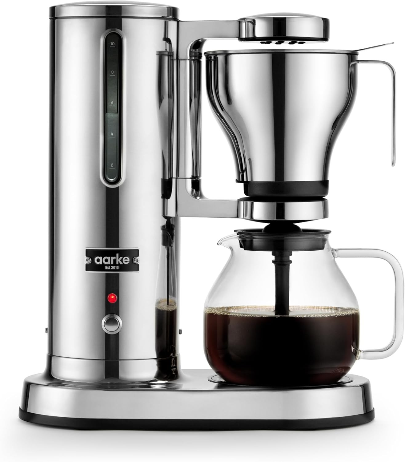 Aarke Stainless Steel Chrome Coffee Maker Electric Drip Coffee Brewer NR: A1306