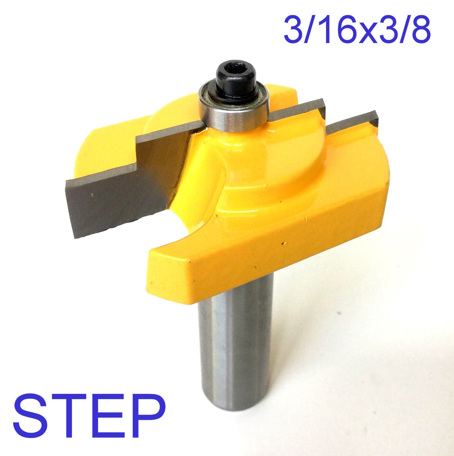 1 PC 1/2″ SH Picture Frame Stepped Rabbet Molding Router Bit S