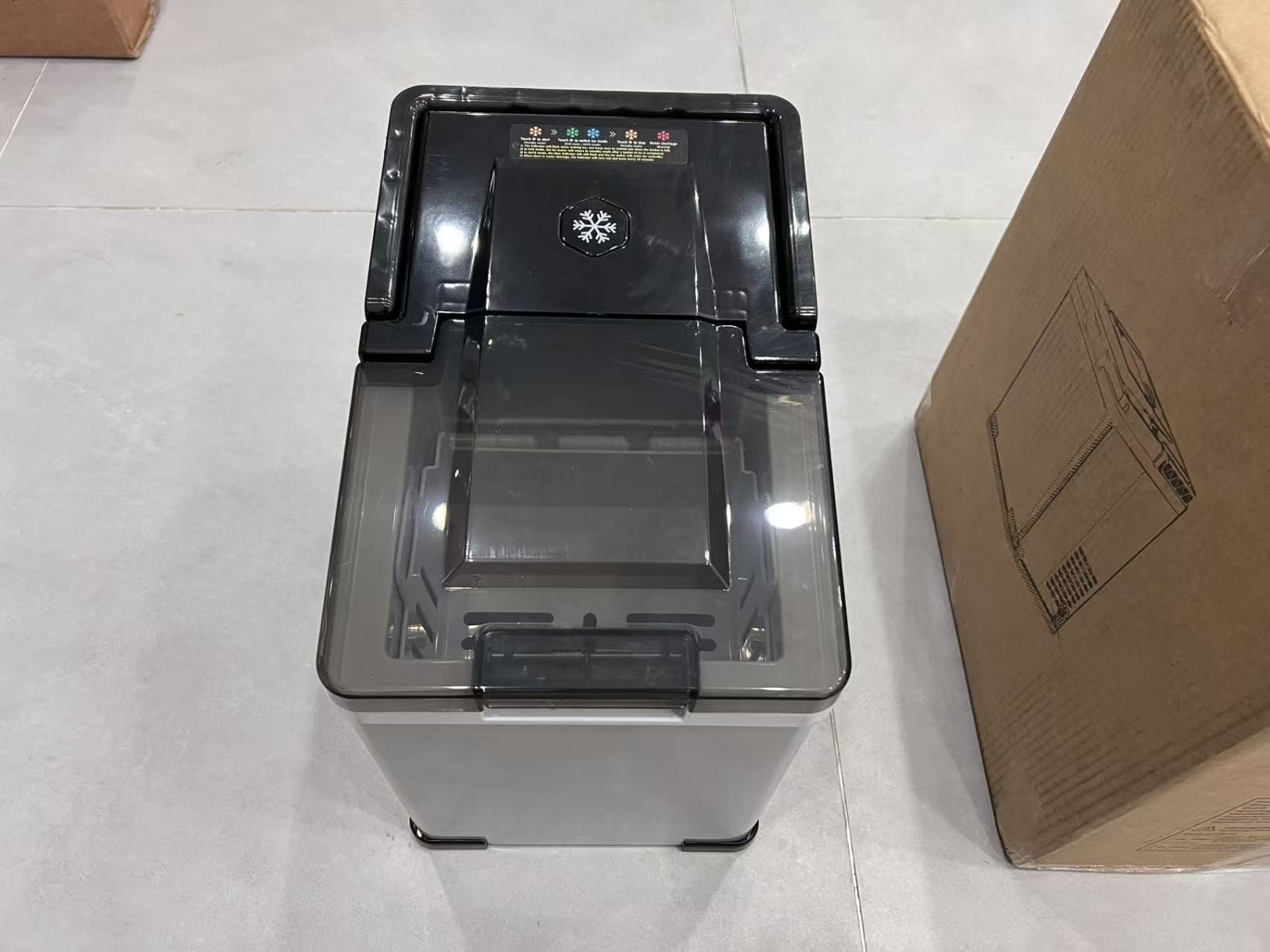 Ice Maker Countertop with Auto-Cleaning, 44Lbs/24Hrs, Portable Ice Machine