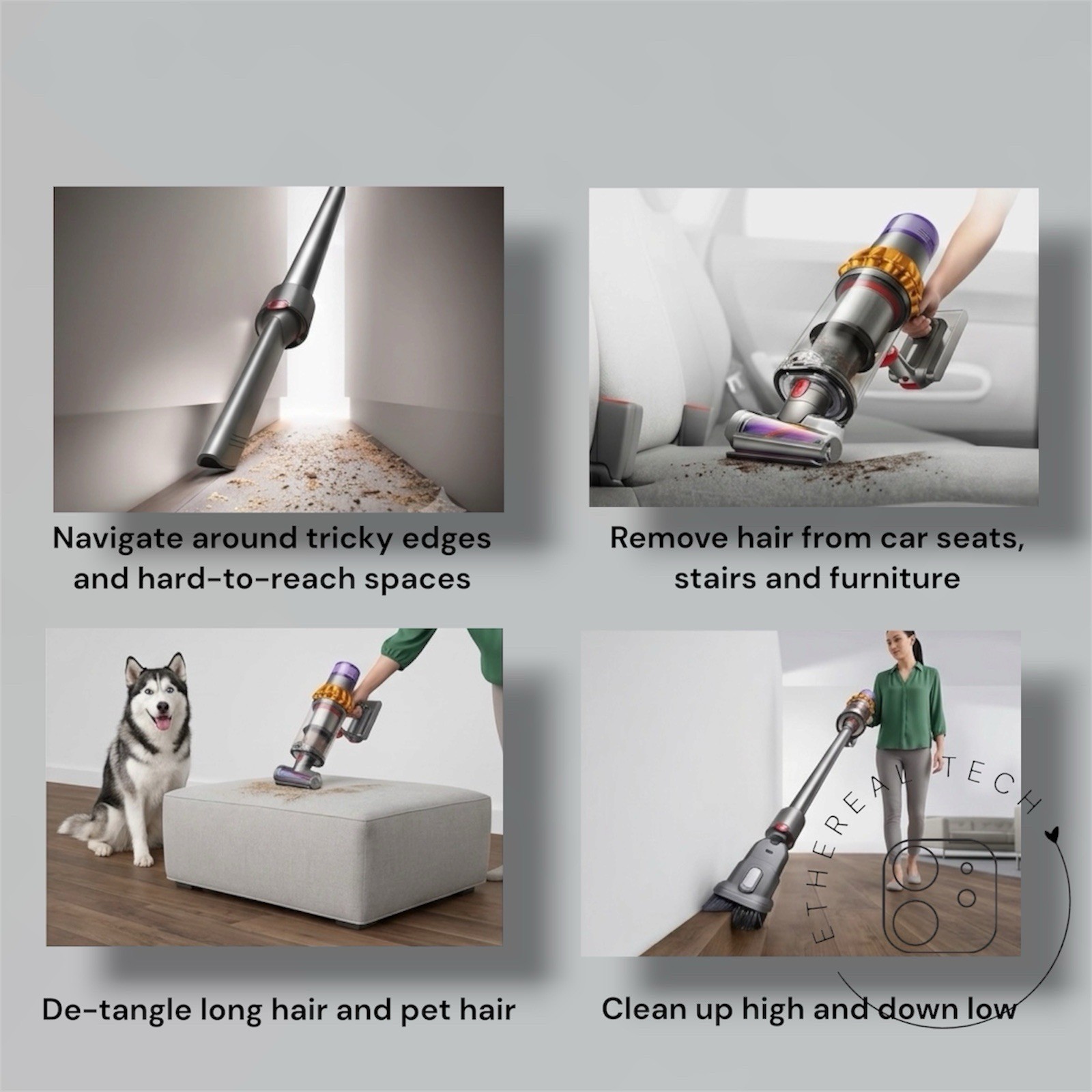 ✨Dyson V15 Detect Cordless Stick Vacuum Yellow/Nickel w/ 8 Accessories
