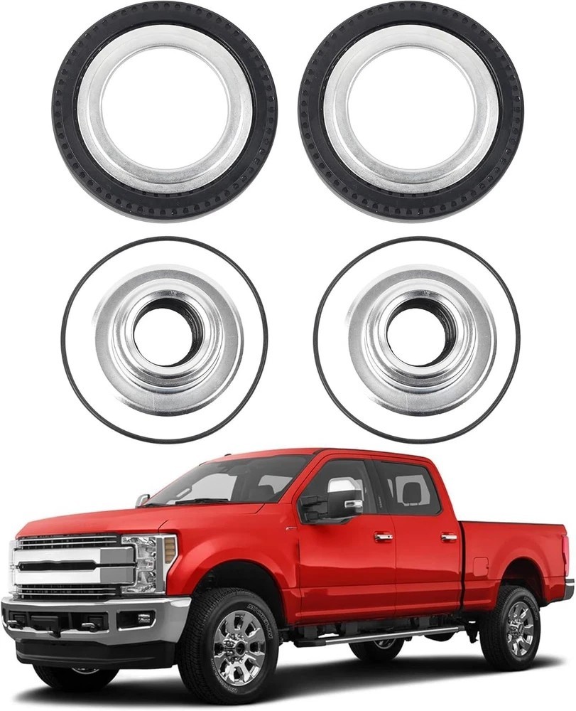 Front Axle Seal & O-Ring & Dust Seals Kit For 2005-2019 Ford F250 F350 Superduty