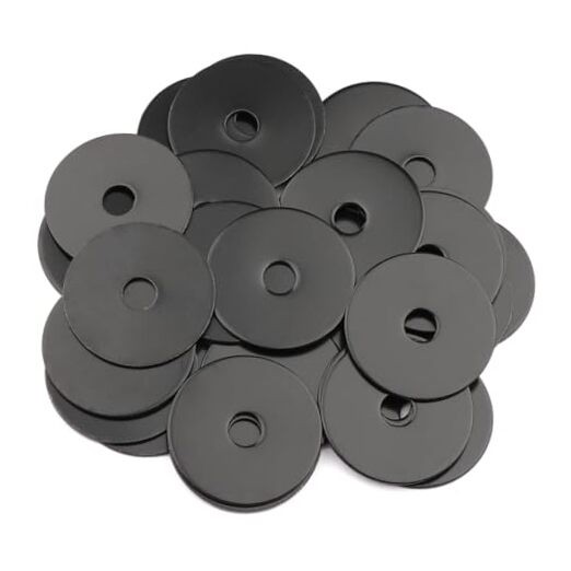 30PCS Black Fender Washers, 18-8(304) Stainless Steel Flat 5/16″ x 1-1/2″