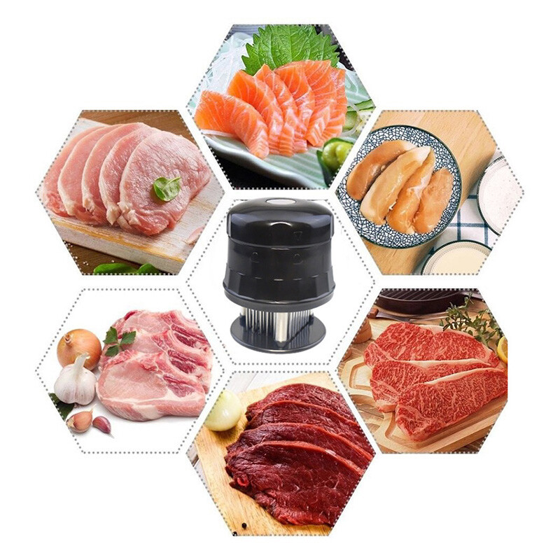 56 Blades Needle Meat Beaf Steak Tenderizer Mallet Kitchen Cooking Tools