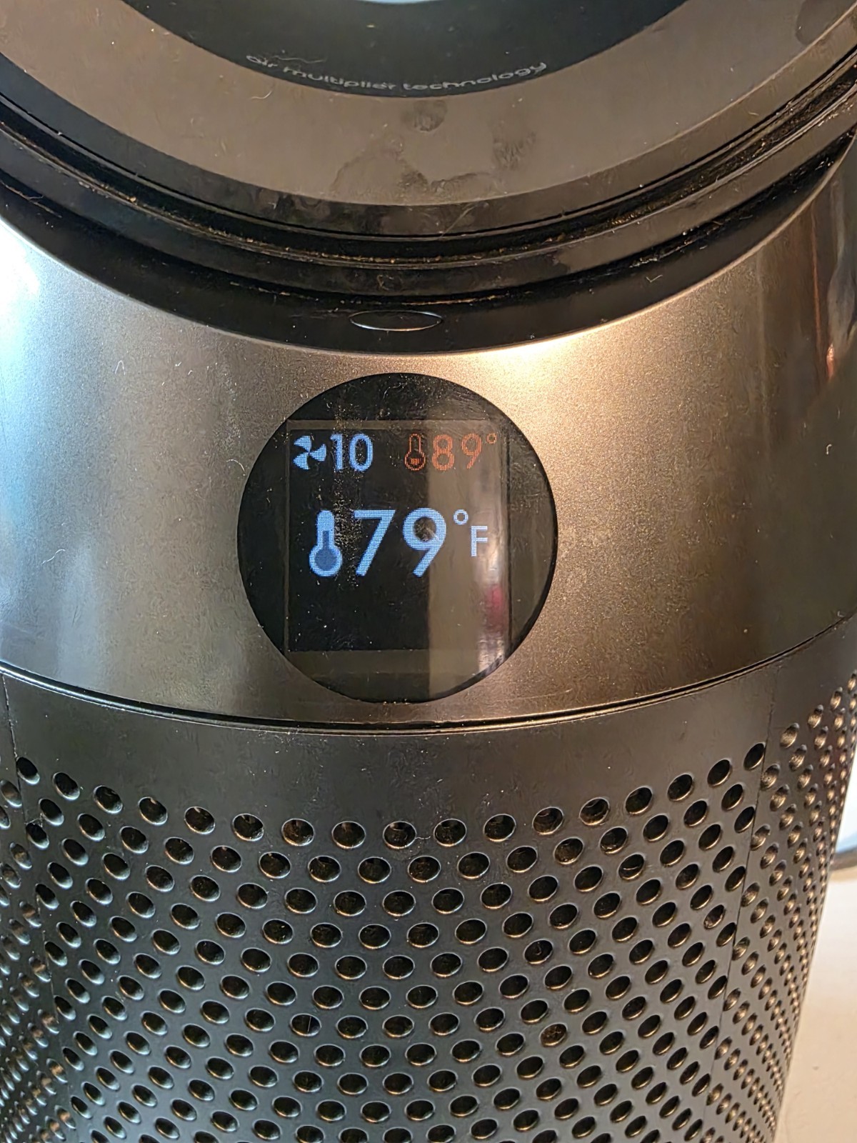 Dyson HP04 Pure Hot+Cool Air Purifier Fan Heater w/ Remote Works Needs Clean