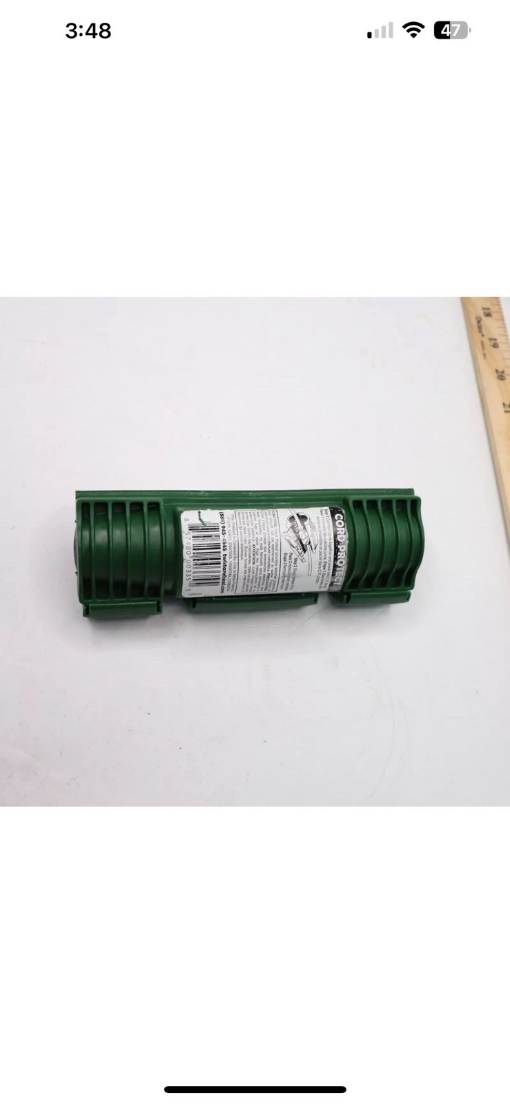 Twist and Seal Electrical Cord Connection Protector Green
