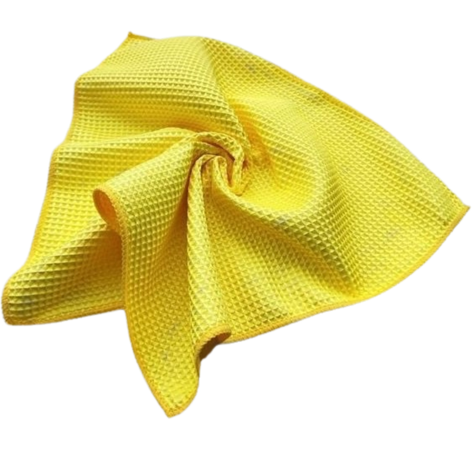 Bulk Case of 10 Microfiber Waffle Textured Cleaning Cloths,16×16, Lint Free