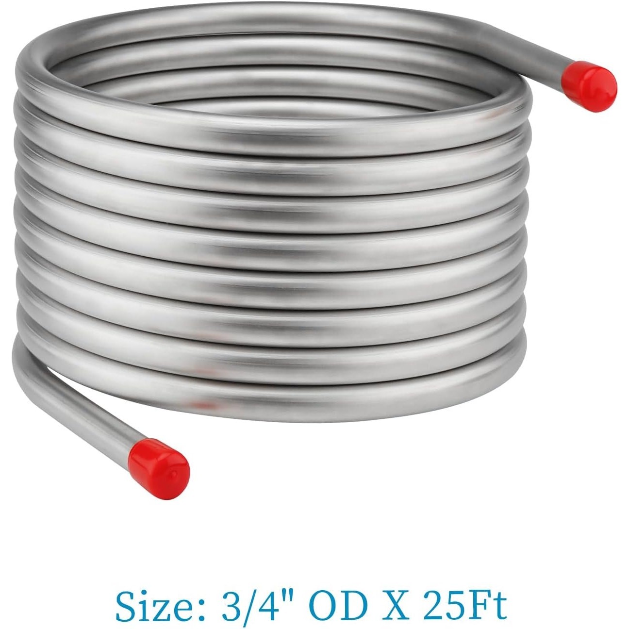 25FT 3/4″ 304 Stainless Steel Immersion Wort Chiller Cooling Coil