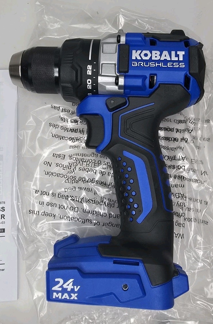 NEW KOBALT 24V MAX 1/2″ Brushless Drill / Driver KDD 124B-03 – TOOL ONLY