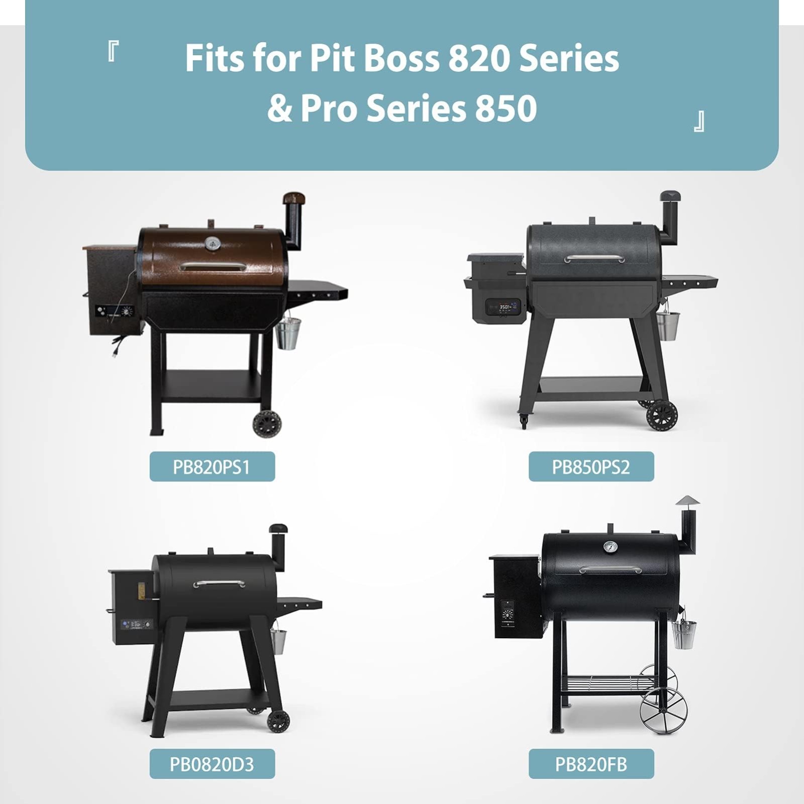 Heavy Duty Pellet Grill Cover for Pit Boss 820 Series, 850 Pro Series,Waterproof