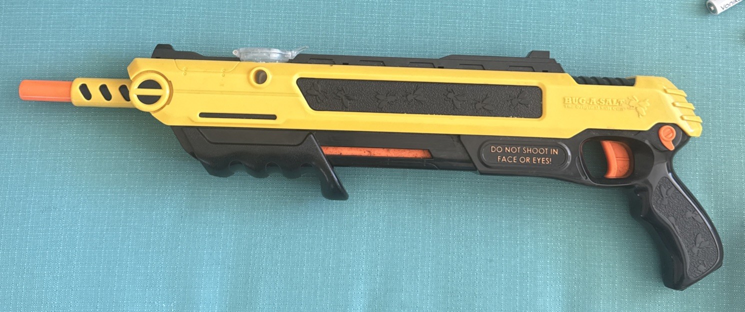 The Original Bug-A-Salt Gun Works.