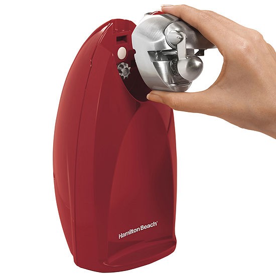 Hamilton Beach Electric Automatic Can Opener Extra-Tall, Red 76388R