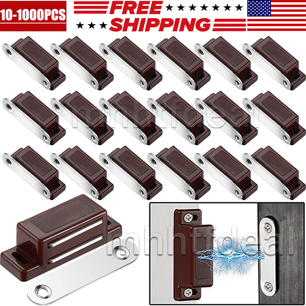 Magnetic Cabinet Door Latch Closures Kitchen Cabinet Wardrobe Cupboard Catch Lot
